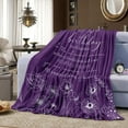 thumbnail image 2 of 95th Birthday Gifts for Women, 95th Birthday Decorations Blanket ’’, 95 Year Old Present Ideas, Happy 1929 Birthday Gifts for Mom/Wife/Grandma/Friends, Turning 95 Gift Throw Blanket Purple-95th, 2 of 7
