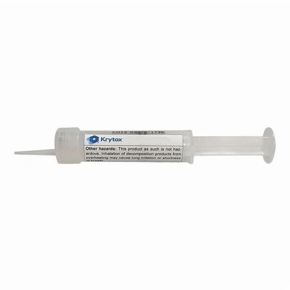 Krytox Lubricant, 0.5 oz., Syringe, PFPE, Colorless LASGPL106