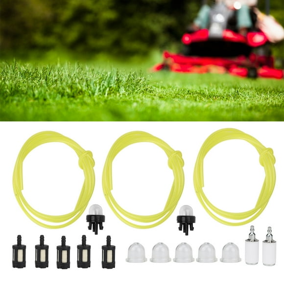 1.5 Meters 3 Sizes Fuel Line Hose With Snap In Primer Bulb, Fuel Filter Fit For Zama Stihl