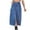 Blue, variant on Toonshare Fall Dresses for Women Women's Elastic Waist Denim Workwear Casual Skirt Gifts for Women Khaki S