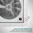 thumbnail image 4 of Hike Crew Plastic White Built-in LED Light Roof Vent Fan RV Part with Screws & Garnish, 4 of 7