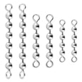 thumbnail image 2 of Dr.Fish 20 Pack Fishing Bead Chain Swivels Stainless Steel Catfish Rig Fishing Tackle Freshwater Saltwater, 2 of 7