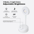 thumbnail image 4 of Picture Lights Battery Operated, GuardWee LED Motion Sensor Picture Light for Paintings, Wireless Wall Sconce Lighting Dimmable 360°Rotation Rechargeable, Stick on the Wall / Display Accent (White), 4 of 7