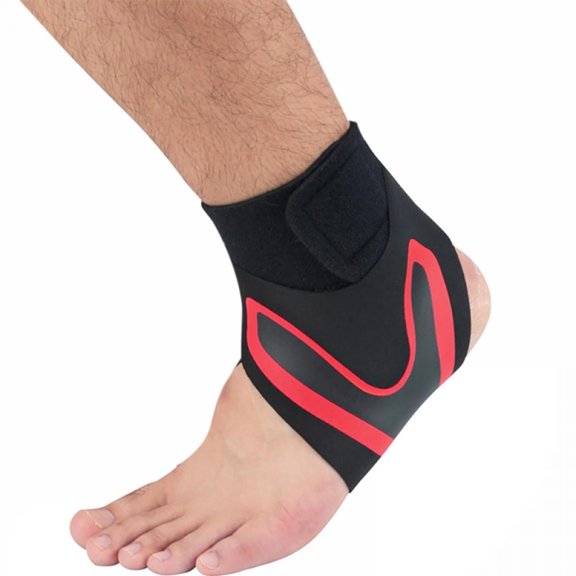 Prettyui Left/Right Feet Sleeve Ankle Support Socks Compression Anti Sprain Heel Protective Wrap Pressurizable Bandage Ankle Support Foot