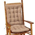 thumbnail image 5 of Quilted Rocking Chair Cushion Set - Chair Cush Burgundy, 5 of 5