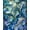 Blue, Pattern 3, variant on ODIKA 4'x6' Machine Washable Non-Slip Area Rug, Floral Vine Cushioned High Traffic Rug, Gray, 84850