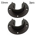 thumbnail image 1 of 2x Support de Tringle de Placard en Acier Inoxydable Levier de Support Cintre 32mm, 1 of 6