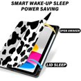 thumbnail image 3 of Deokke Compatible Con Ipad (A16) 11.ª Generación 11 Pulgadas 2025 Ipad 10.ª Generación Funda 2022 10.9 Pulgadas Funda Portalápices Parte Trasera Suave Auto Sleep/Wake Cover Niñas Mujeres-Patrón De Vac, 3 of 5