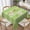 Lime Green Stripes, variant on Green Stripes Soft Tablecloth Square Dinng Table Covers for Kitchen & Table Linens 60" x 60"