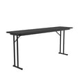 thumbnail image 2 of Correll Commercial Laminate 18" x 60" Folding Off-Set Leg Seminar Table - ST1860TF, 2 of 8
