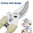 thumbnail image 6 of Garden Clippers Handheld, Pruning Shears for Gardening, Stainless Steel Tree Branch Cutter for Maintaining Fruit Trees, Trimming Rose Bushes and Managing Small Yard Shrubs, 6 of 8