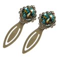 thumbnail image 2 of Platypus Stainless Steel Vintage Copper-Colored Lace Bookmarks - Set of 2, Book Accessories for Book Lovers, 2 of 5