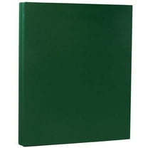JAM Paper Solid Colors, 8 1/2 x 11, Dark Green, 32lb, 2 packs of 50