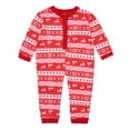 thumbnail image 3 of SYNPOS Family Christmas Pajamas Matching Sets, Classic Print Cotton Holiday PJs, 3 of 11