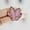 Pink, variant on MATROOY Fashion Enamel Crystal Cluster Shape Brooch Pin Collar Badge Corsage Jewelry-White