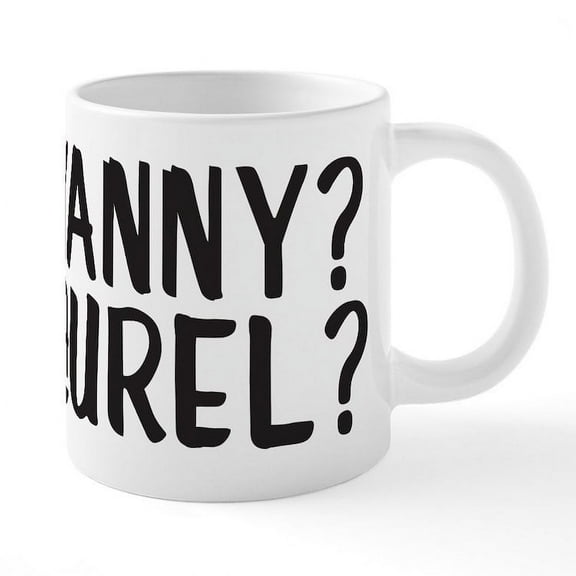 CafePress - Yanny Or Laurel? Mugs - 20 Oz White Ceramic Mega Mug