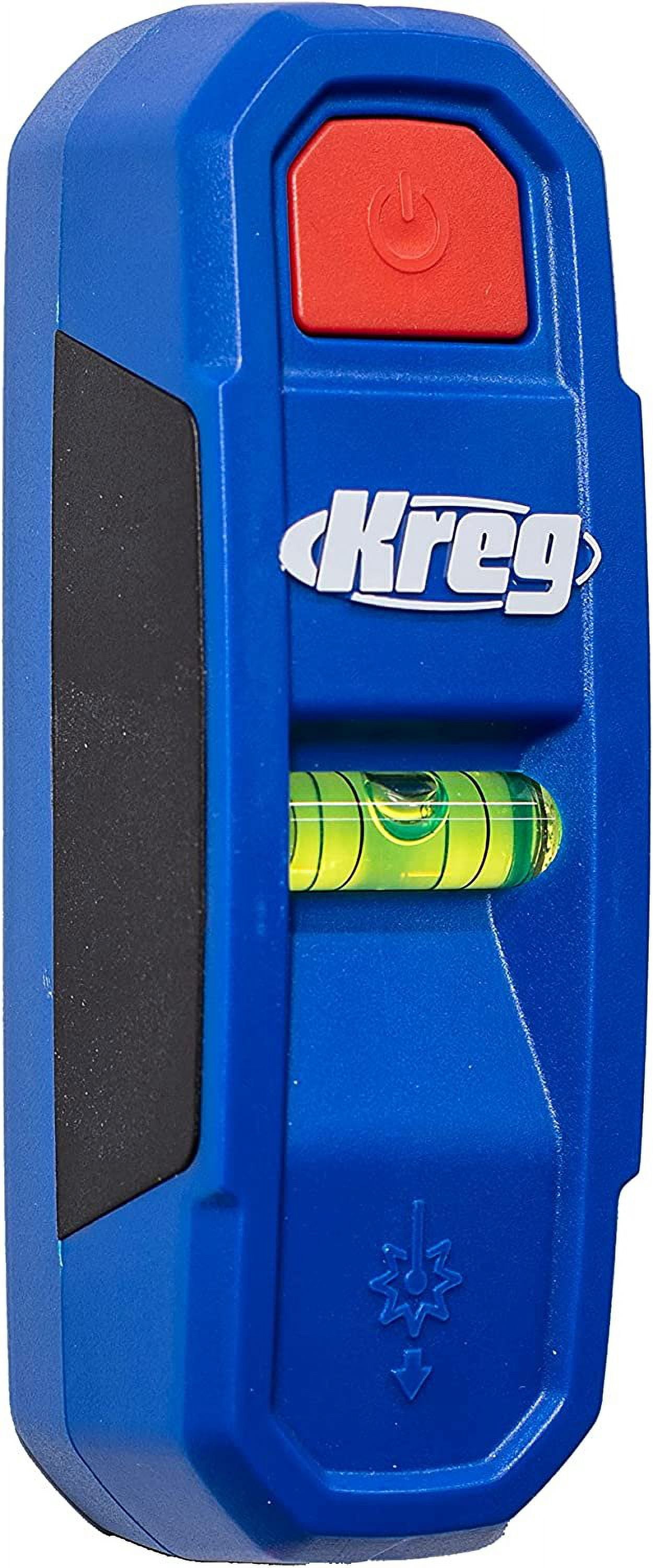 Kreg KMM1000LZ - Kreg Magnetic Stud Finder with Laser-Mark - Woodworking Tool - Stud Finder & Wall Scanner - Magnetic Stud Finder Tool - with Precise Stud Magnet