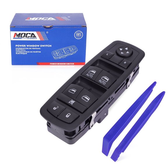 MOCA AUTOPARTS DWS1383 Front Driver Door Window Switch Fit for 2011-2020 Dodge Grand Caravan 3.6L & 2011-2016 Chrysler Town & Country 3.6L & 2011-2015 Ram 4500 5500 6.7L