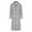 Gray, variant on Kalauyu Men's Faux Leather Overcoat Fashion Casual Solid Color Leather Buttons Long Sleeve Hoodless Casual Long Outwear Trench Coat