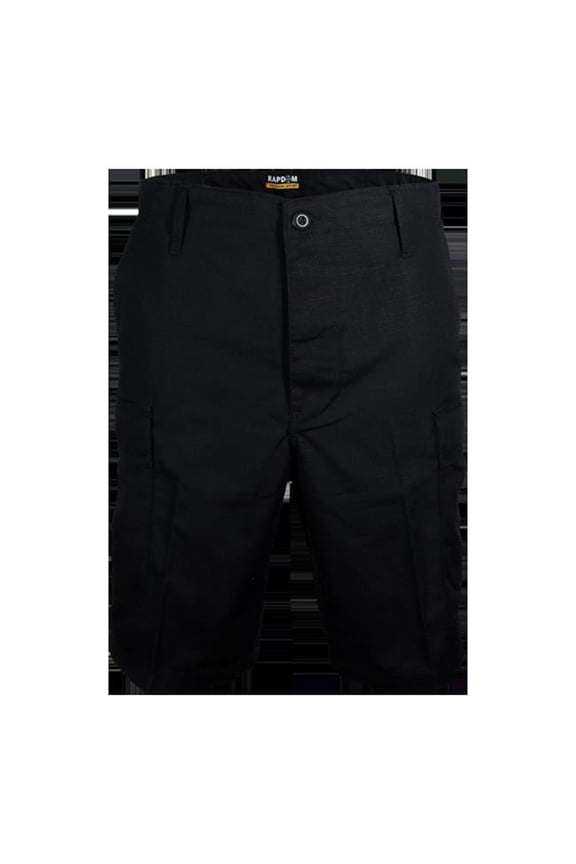 RDT Cotton Ripstop Shorts, Black - Size 30