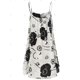 thumbnail image 4 of Vestido camisero en capas con estampado floral y tallas grandes con top cruzado cruzado Rosegal Bikinis, 4 of 5