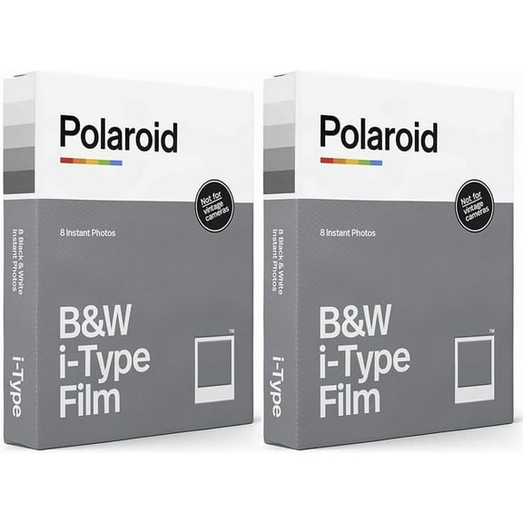 Polaroid Originals PRD6001 Black and White Film for Now i-Type and Now Cameras 2 Pack