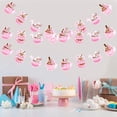 thumbnail image 3 of Kreatwow Hot chocolate Bar Decorations 3pcs Pink Hot chocola Bar Banner Hot Chocolate Bar Party Garland Decor for Xmas Winter Snowflake Wintertime Holidays Birthday Party Baby Shower Wedding for Girl, 3 of 6