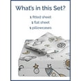 thumbnail image 3 of CGK Linens 3-Piece Cute & Cozy Kids Sheet Set - Twin Size Kids Bedding With Vibrant Designs For Boys, Girls, Teens, Toddler, Outer Space, 3 of 7