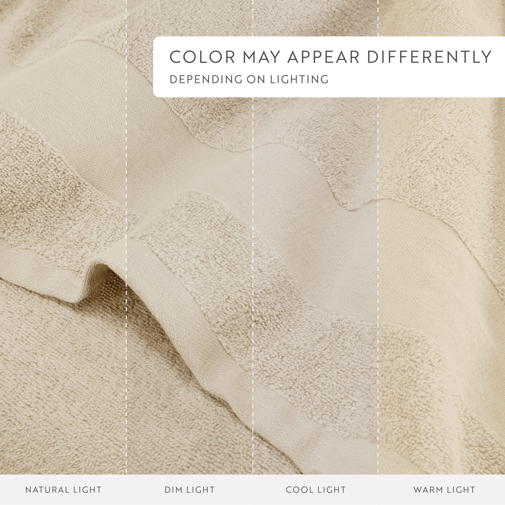 Noble Linens 4 pack Essential Cotton Bath Towels