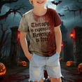 thumbnail image 2 of Weebloom Halloween Tee Shirts for Kids Boys Girls Graphic Short Sleeve Tops Casual Party Tees for Everyday Wear Comfortable Shirt Age 3-13 Years Outwear,3-4 Years, 2 of 9