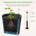 thumbnail image 6 of Raised Garden Bed Planter Box with Trellis, 2 Pack Self Watering Plant Pot with Tomato Cage and Water Level Monitor for Climbing Vegetables, Plant Pots for Outdoor & Indoor Plants Flowers Decor, 6 of 9