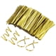 thumbnail image 1 of 800Pack Lazos Metálicos, 6cm Lazos Metálicos para Bolsas de Pan, Dorado, 1 of 1