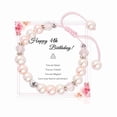 thumbnail image 6 of Top-keivon Happy 8th/9th/10th Birthday Gift for daughter – Pink Beaded Butterfly Bracelet for Daughter, Granddaughter, Niece or Best Friend, 6 of 21