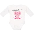 thumbnail image 3 of Inktastic Aditi My Grandpa Loves Me Pink Elephant Beautiful Girls Long Sleeve Baby Bodysuit, 3 of 5