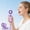 Purple, variant on KUKIDSVO Portable Handheld Fan with Colorful LED Lights, 3 Speed Settings, Suitable for Travel Beach, Purple