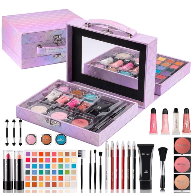 Kit de maquillaje Hot Sugar Purple Diamond, conjunto todo en uno