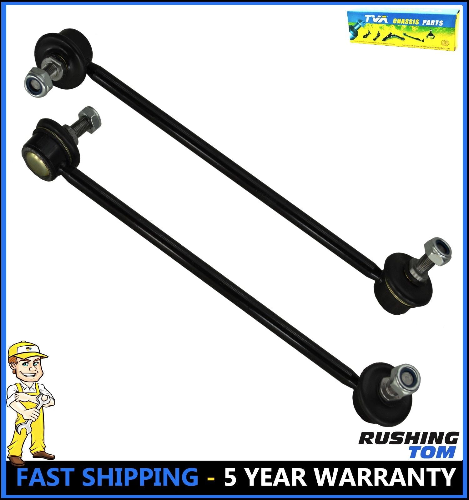 2 Front Stabilizer Sway Bar Link Fit Kia Rio5 Rio Hyundai Accent 2006