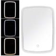 thumbnail image 2 of Portable Lighted Beauty Mirror 3 Color LED 2400mAh USB Micro 5V Stepless Dimming Touch Switch Rechargeable Makeup Mirror for Women, 2 of 5