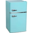 thumbnail image 1 of 3.2 Cu. Ft. Retro Compact Mini Bar Fridge with Freezer, Two (2) Door, Removable Shelf for Office Home Dorm Garage, 1 of 4