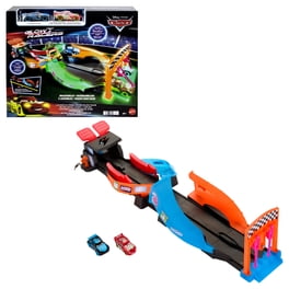 Disney Pixar Cars Frank Escape & Stunt Race Playset with Lightning