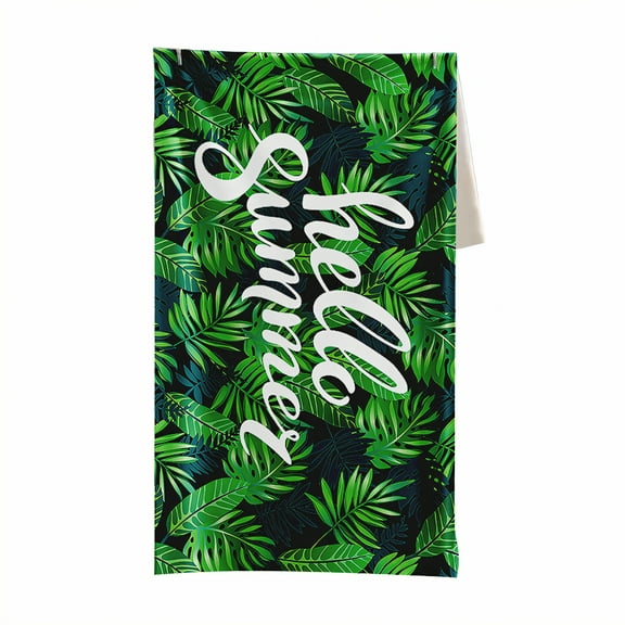 AUQ Beach Towels,Ample Cover Capacity Microfiber Beach Towel,Anti Crease Structure Beach Mat Sand Free Waterproof,Style1,28"x56"