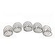 thumbnail image 3 of unbranded 20Ud Memo Holder Plateado Con Anillo Para Soporte De Tarjetas Y Mensajes, 3 of 8