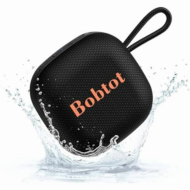 wonima11 Portable Bluetooth Speakers Wireless, IPX7 Waterproof Mini Speaker with 16 Hours Playtime, Loud Stereo Sound, TWS, Built-in Microphone, Small Size for Travel Sport, Black