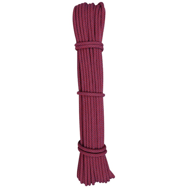 Enqiretly 2.5m Paracord Rock Climbing Rope Accessories Cord 6mm Diameter  5KN High Red 2.5M 