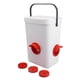 thumbnail image 5 of Comedero automático para pollos de 12 l, portátil, con 3 puertos de alimentación, para pollos y aves de corral., 5 of 14