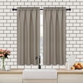 thumbnail image 2 of Danolaps Kitchen Valance Curtains,Rod Pocket Tier Curtains for Kitchen Living Room Farmhouse Cafe Curtains Window Treatments Room Waffle Weave Water Resistant Window Valances, 2 of 9