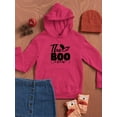 thumbnail image 3 of Halloween Boo Crew Hoodie Juniors -Image by Shutterstock,  Medium, 3 of 4