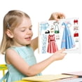 thumbnail image 3 of Magnetic Dress Up Baby, Magnetic Princess Dress Up Paper Doll, Girls Magnetic Dress Up Sticker Puzzle, Fashion Role Play Toy - Jiayi Style H, 3 of 3