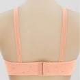thumbnail image 3 of Women's Blissful Benefits Underarm-Smoothing with Seamless Stretch Wireless Lightly Lined Comfort Bra Watermelon Red 38, 3 of 4