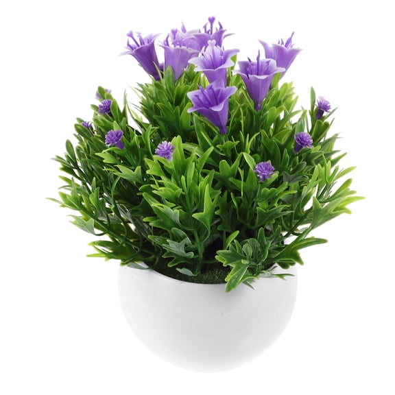 Realistic Artificial Plants Bonsai Tree Indoor Flower Faux Flowers Purple